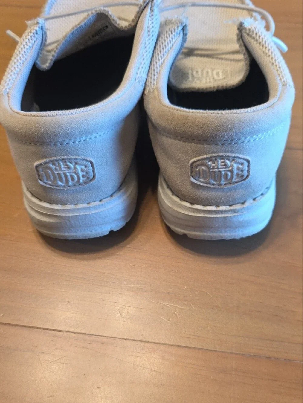 Hey Dude Kids Slip-On Shoes in Light Gray